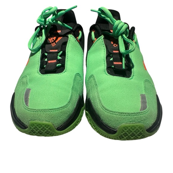 Adidas Athletic Sneakers Green Orange Unisex Style Size 6.5 - Picture 7 of 7